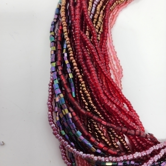 Multi‎ Strand Beaded Necklace - Picture 6 of 10